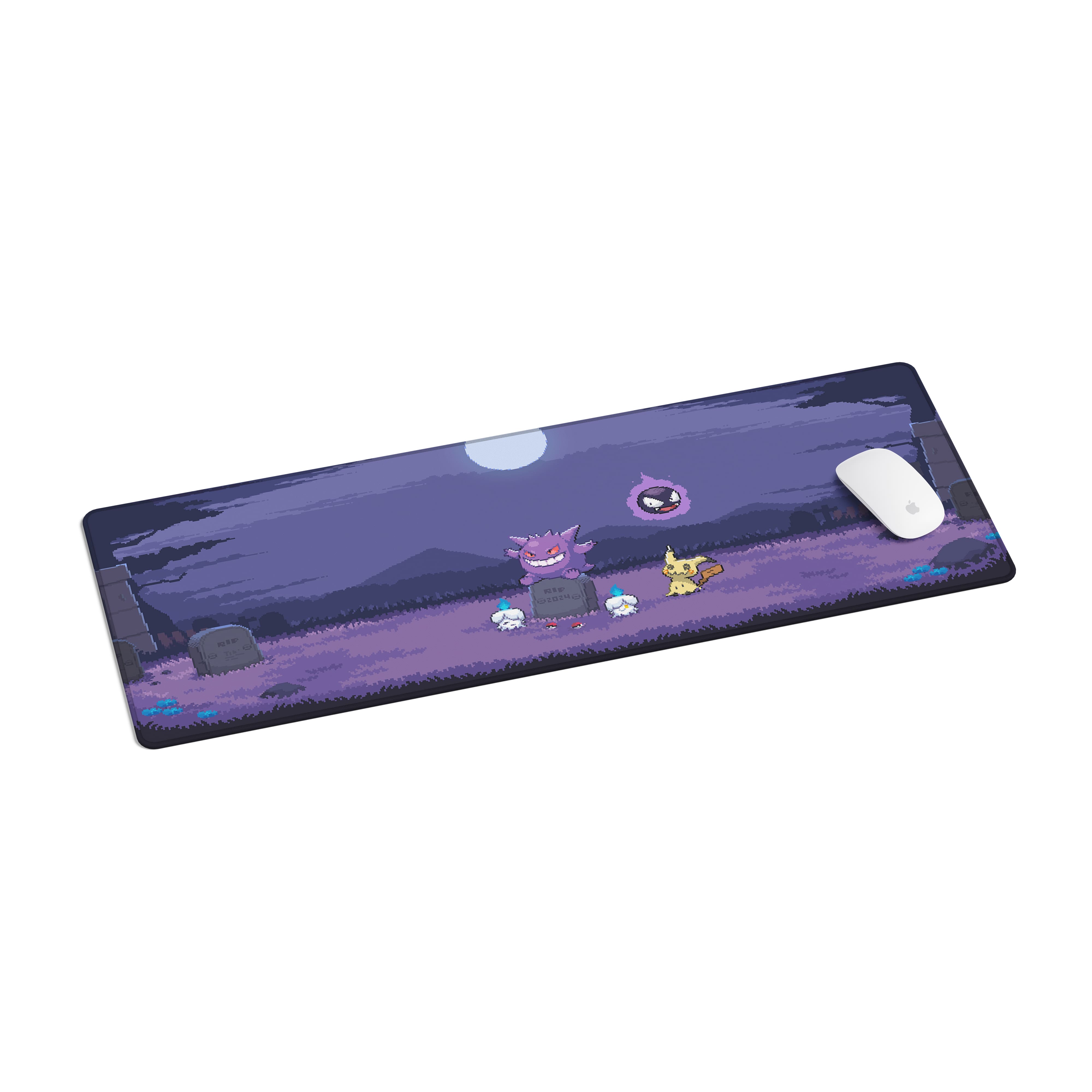 Mousepad Pokémon Gengar Pixel Art
