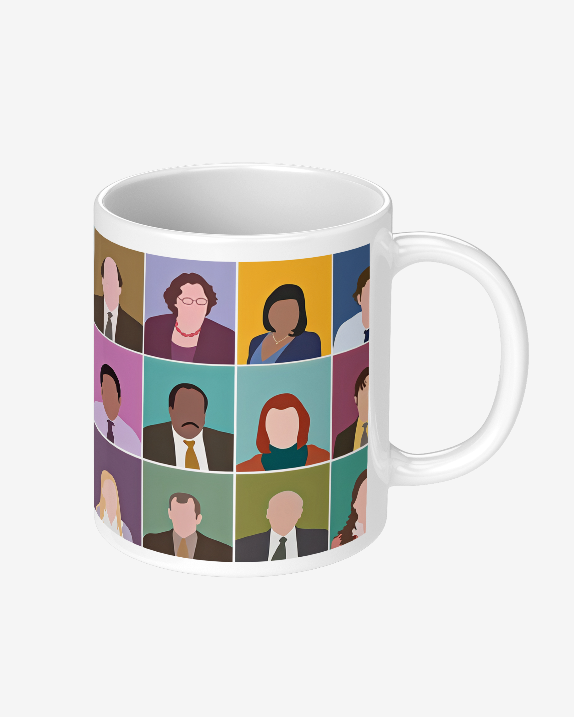 Taza The Office Personajes Minimalistas