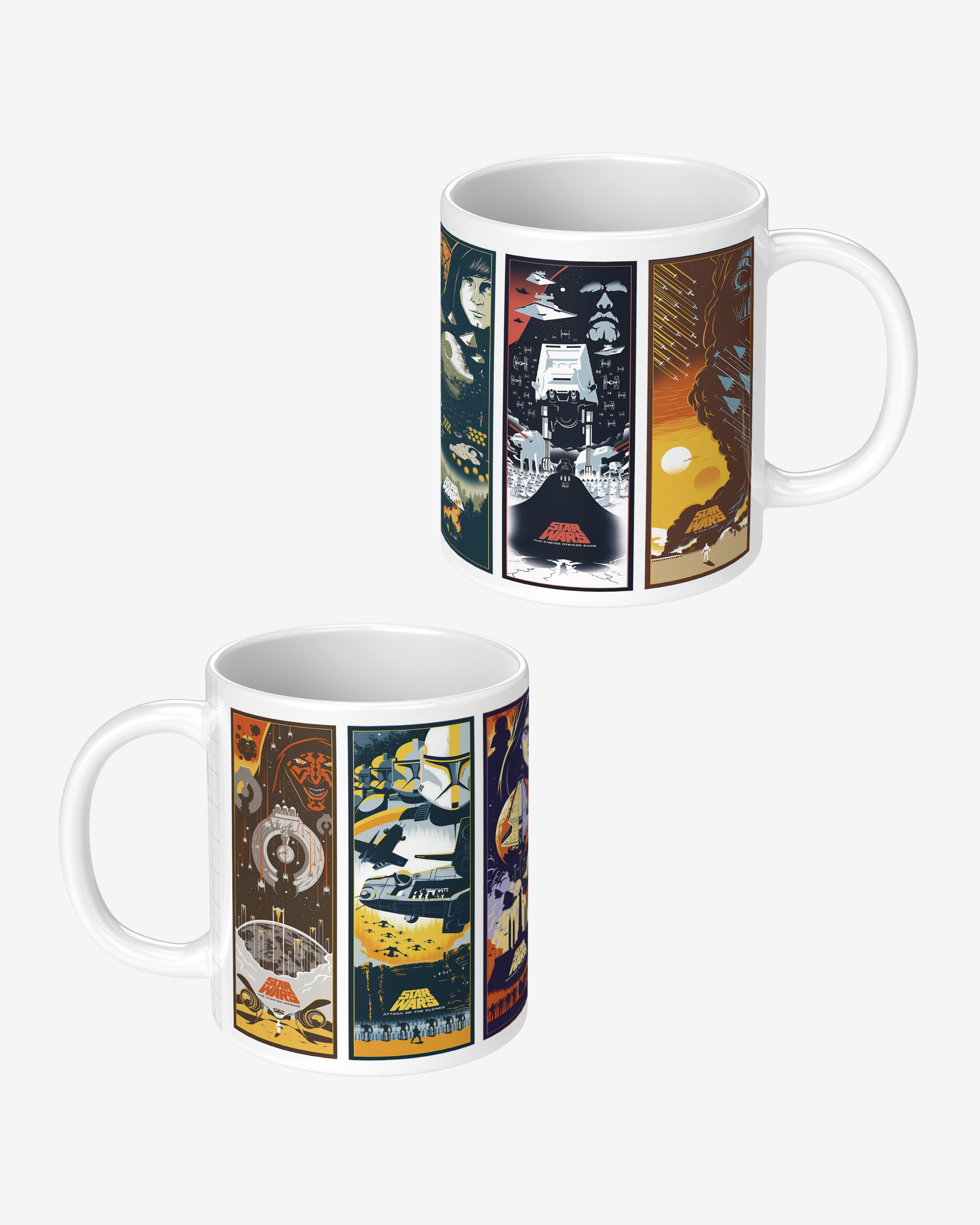 Taza Star Wars Vintage Saga Completa