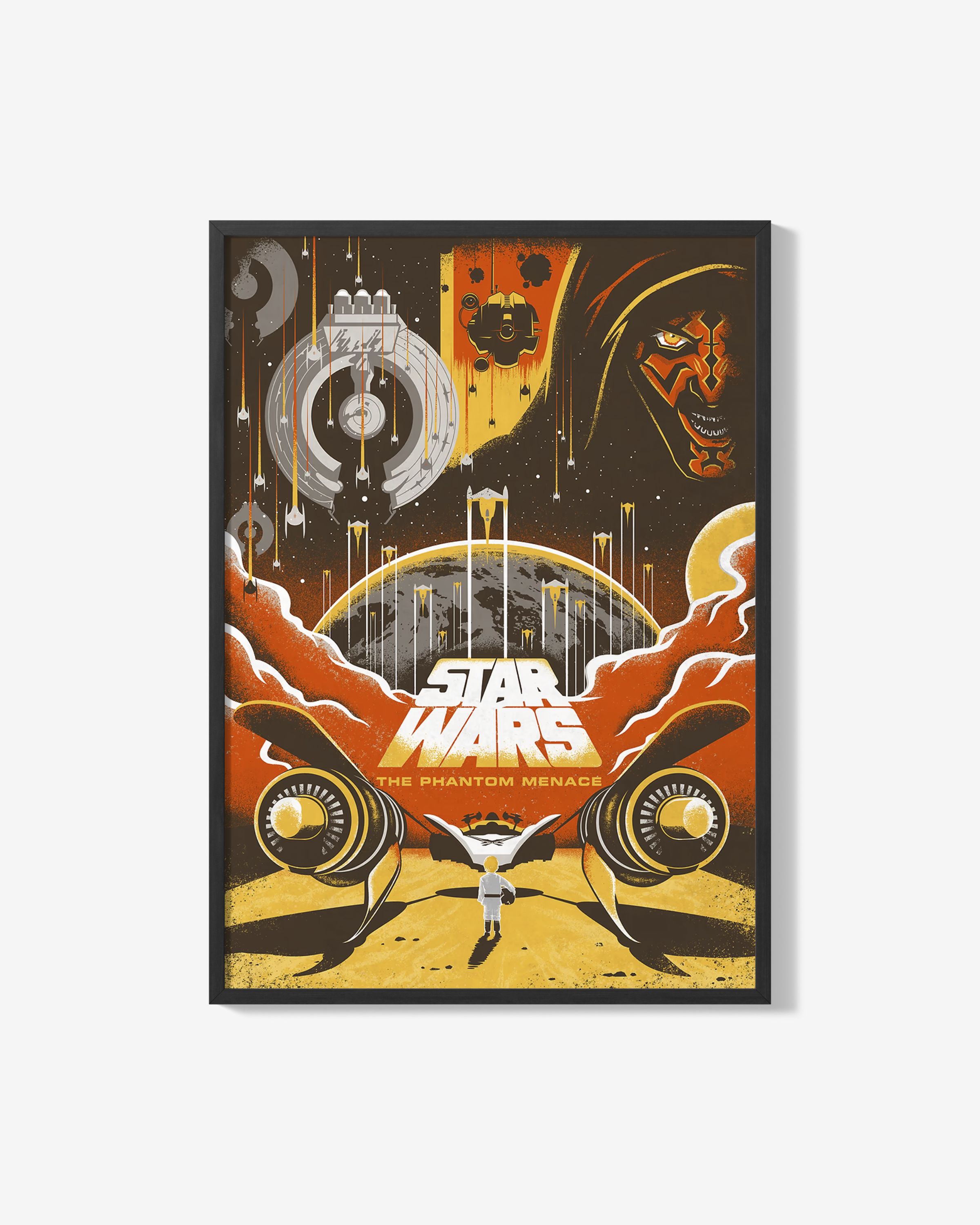 Póster Star Wars La Amenaza Fantasma