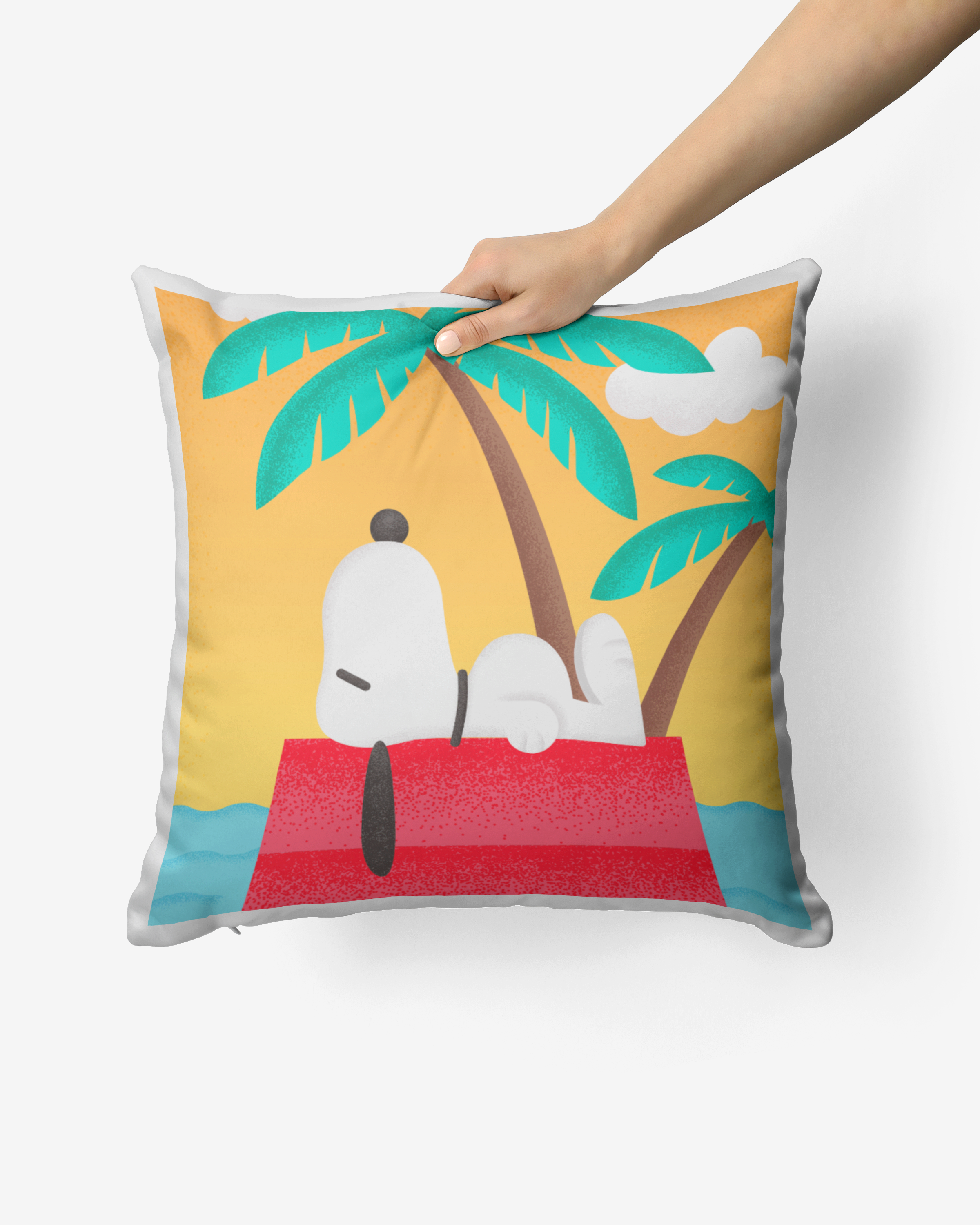 Cojín Snoopy Tropical Paraíso
