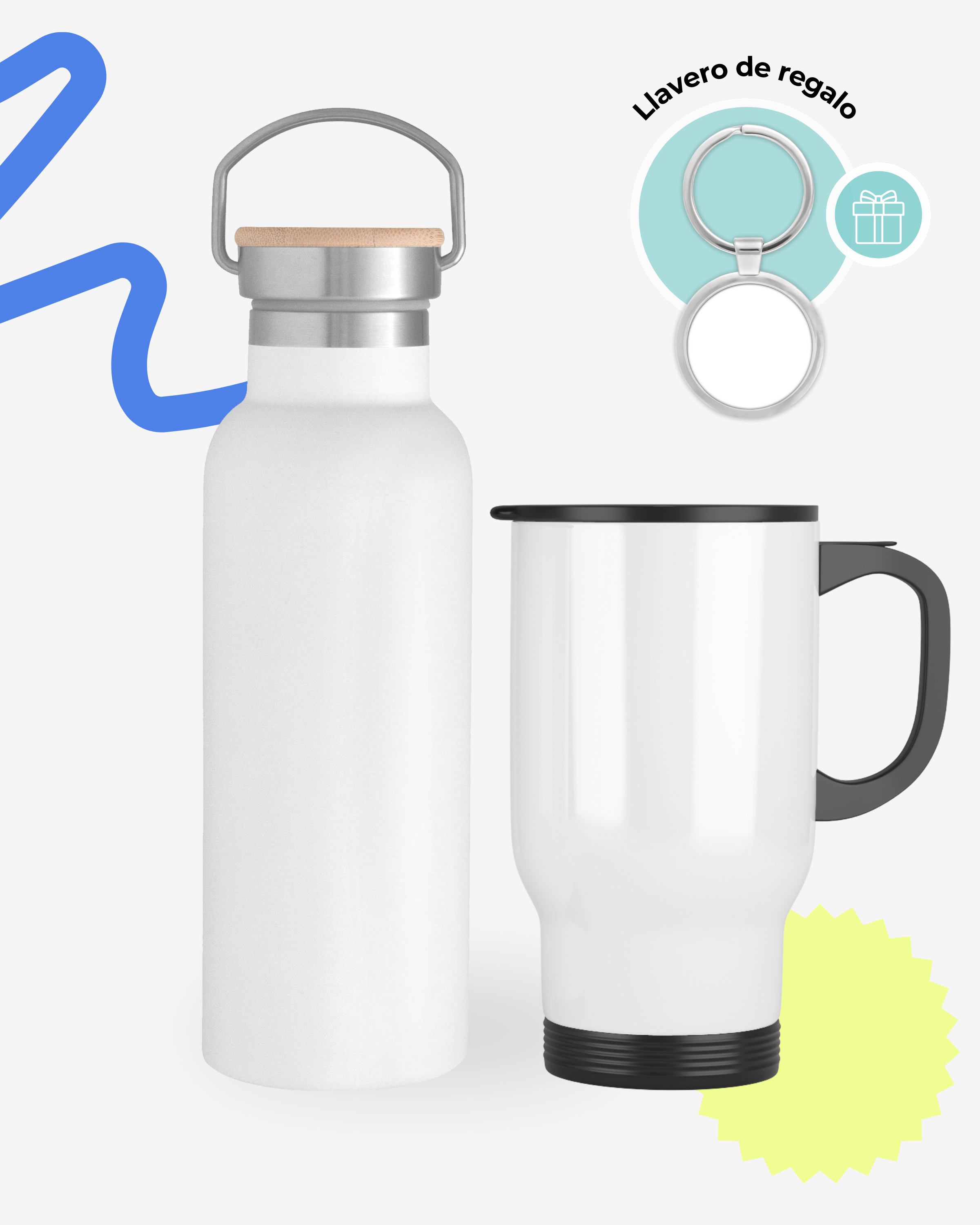 Pack Esencial Botellas más Taza