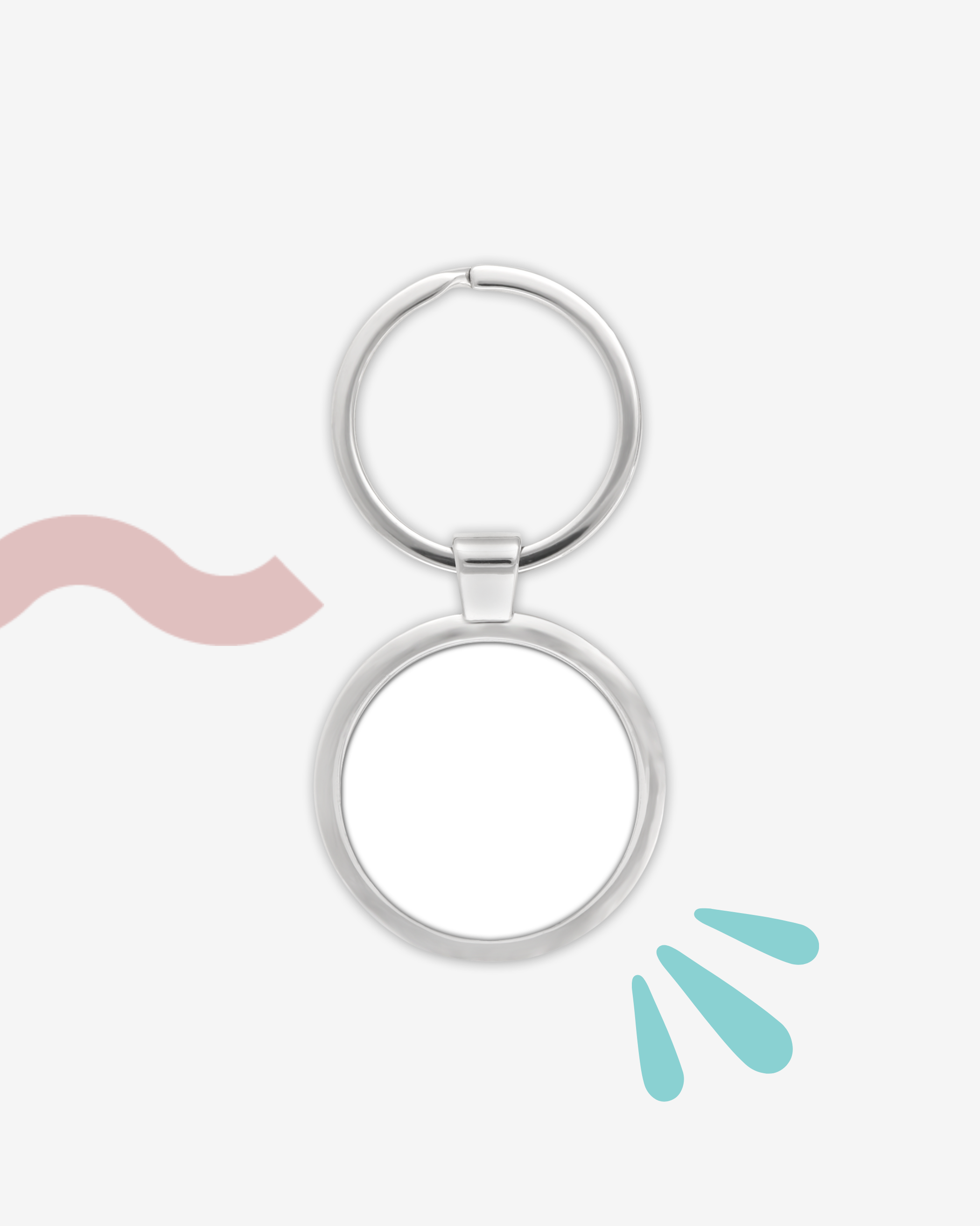 Llavero redondo personalizado con imagen a elección, ideal para regalo o recuerdo