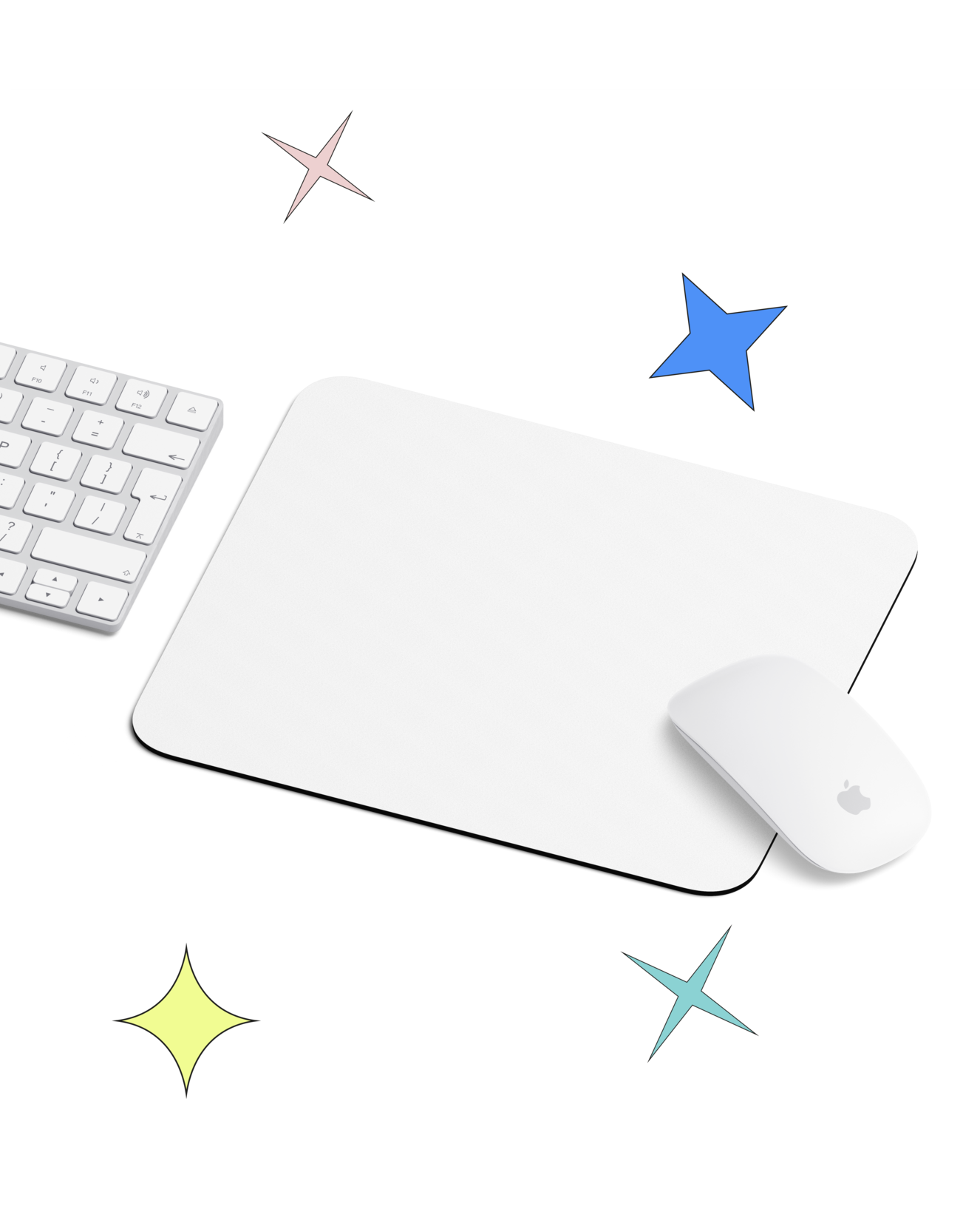 Mouse pad personalizado con diseño sublimado para escritorio u oficina