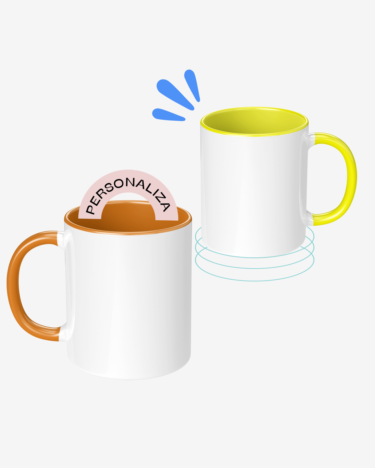 Taza personalizada colores